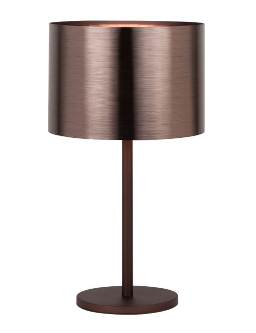 Eglo Leuchten Tischleuchte SAGANTO in E27 braun/kupfer