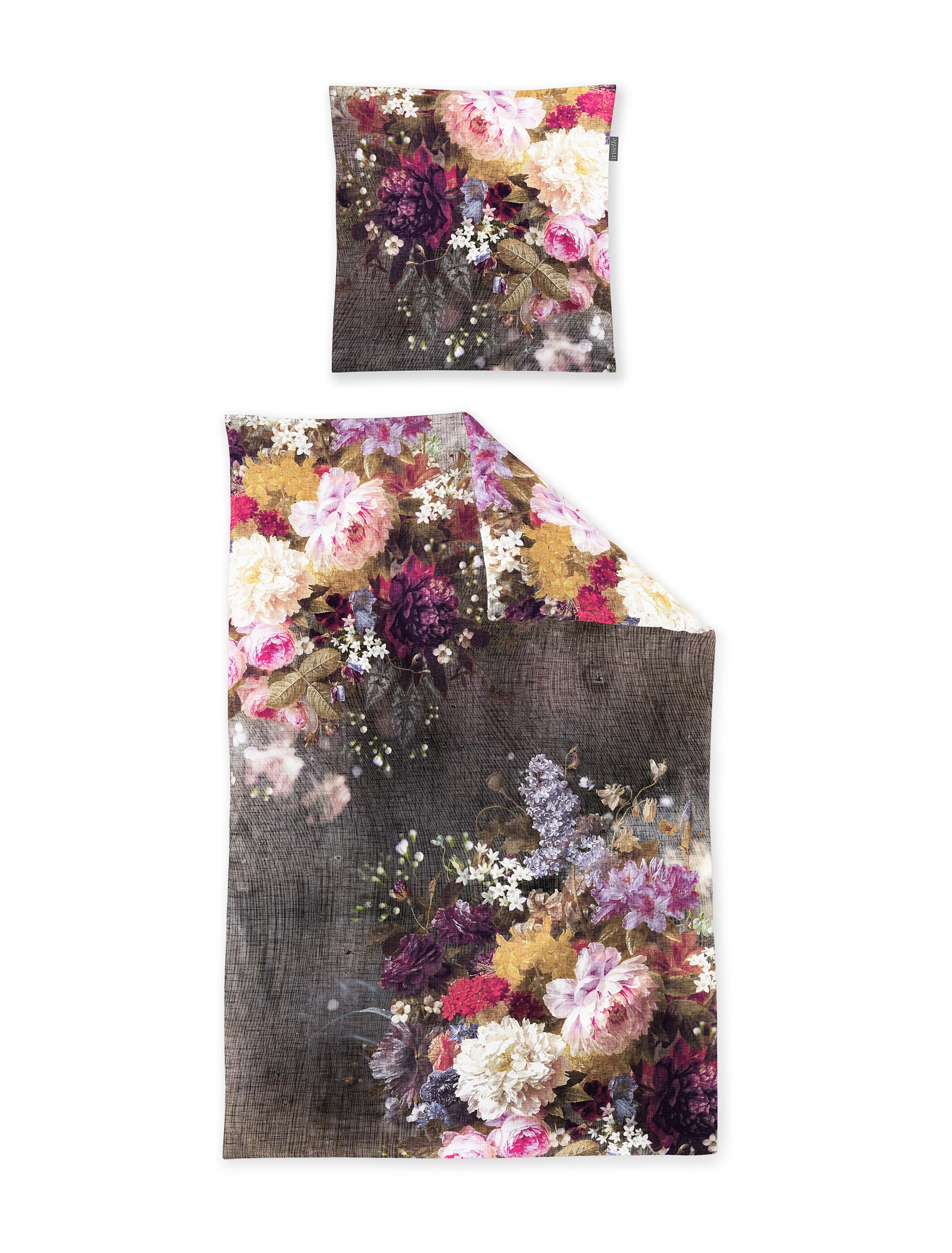 Irisette Flausch-Cotton Bettwäsche ZOBEL ca. 155x220cm in Farbe multi