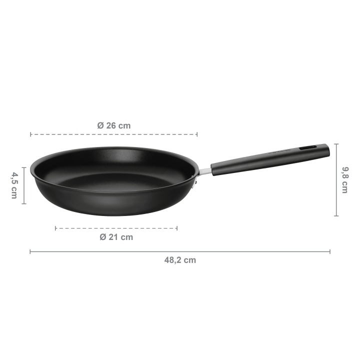 Fiskars Bratpfanne HARD FACE 26cm in Farbe Black
