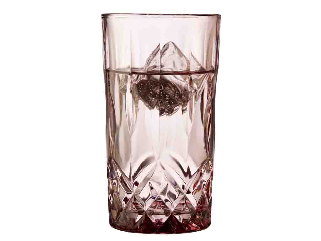 Lyngby Glas Highball 0,38 Liter in Farbe pink