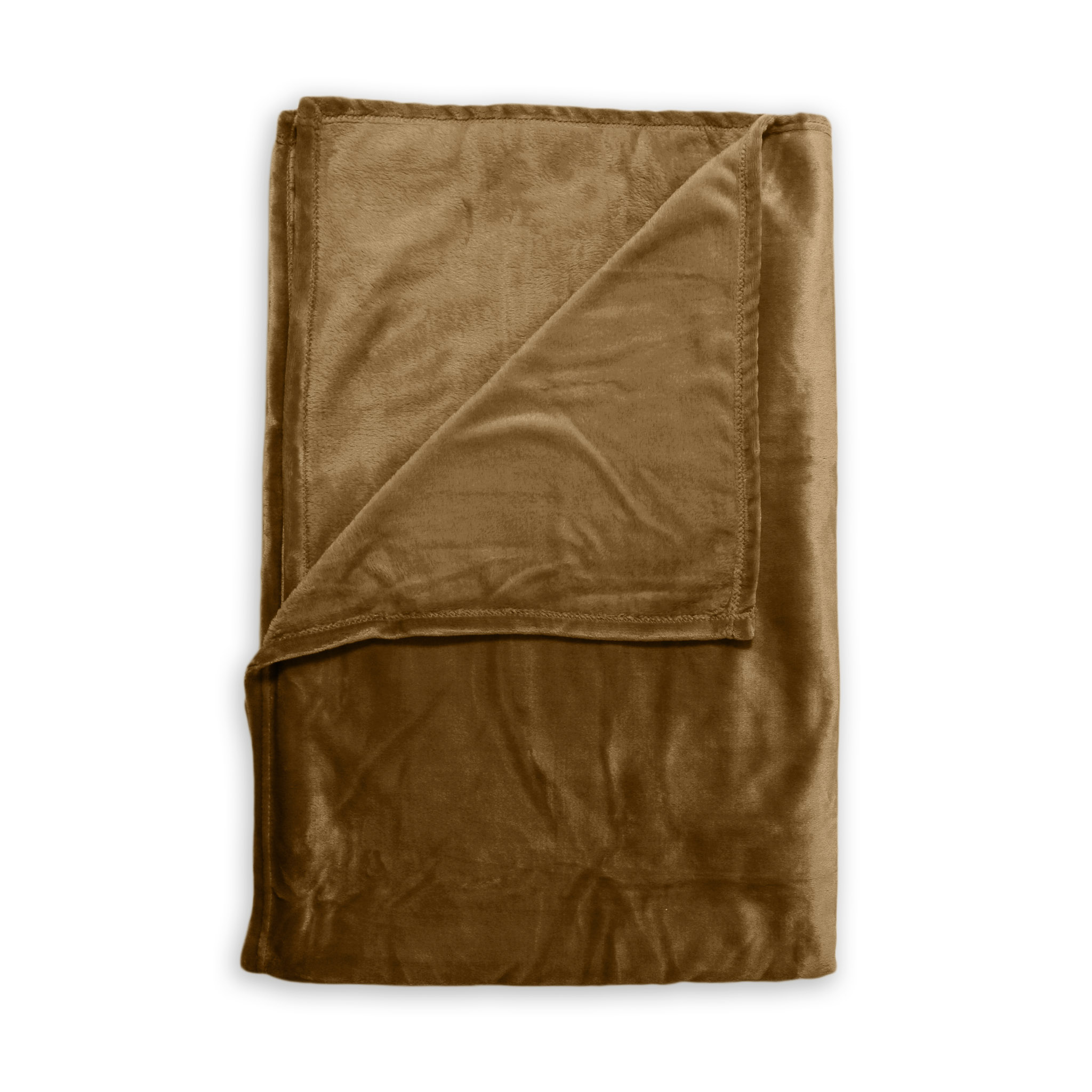 Heckettlane Plaid ca. 140x200cm in Farbe Cognac-Brown