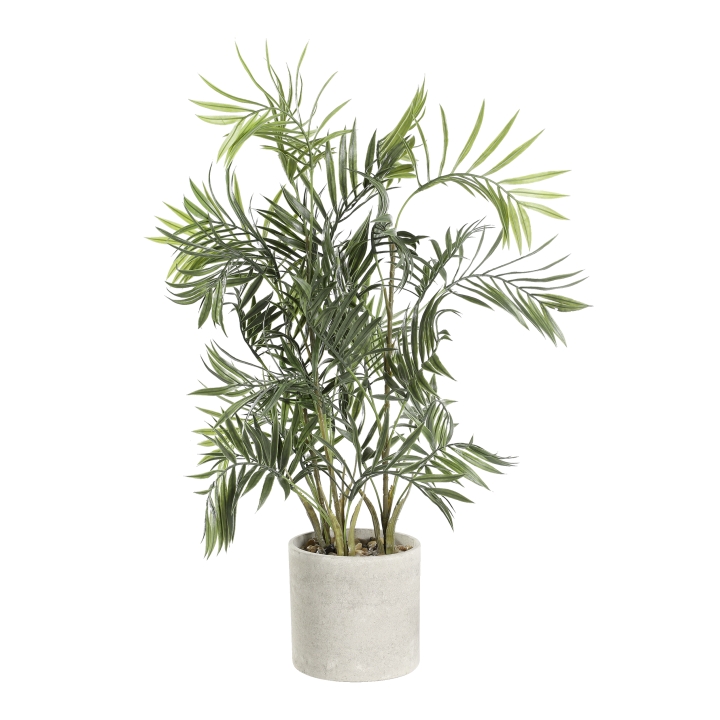 Eglo Living Kunstpflanze TOBETSU in Fb. creme,grün Eglo Living Kunstpflanze TOBETSU in Fb. creme,grün, Palme, Pflanze, Baum, Topfpflanze, Blatt