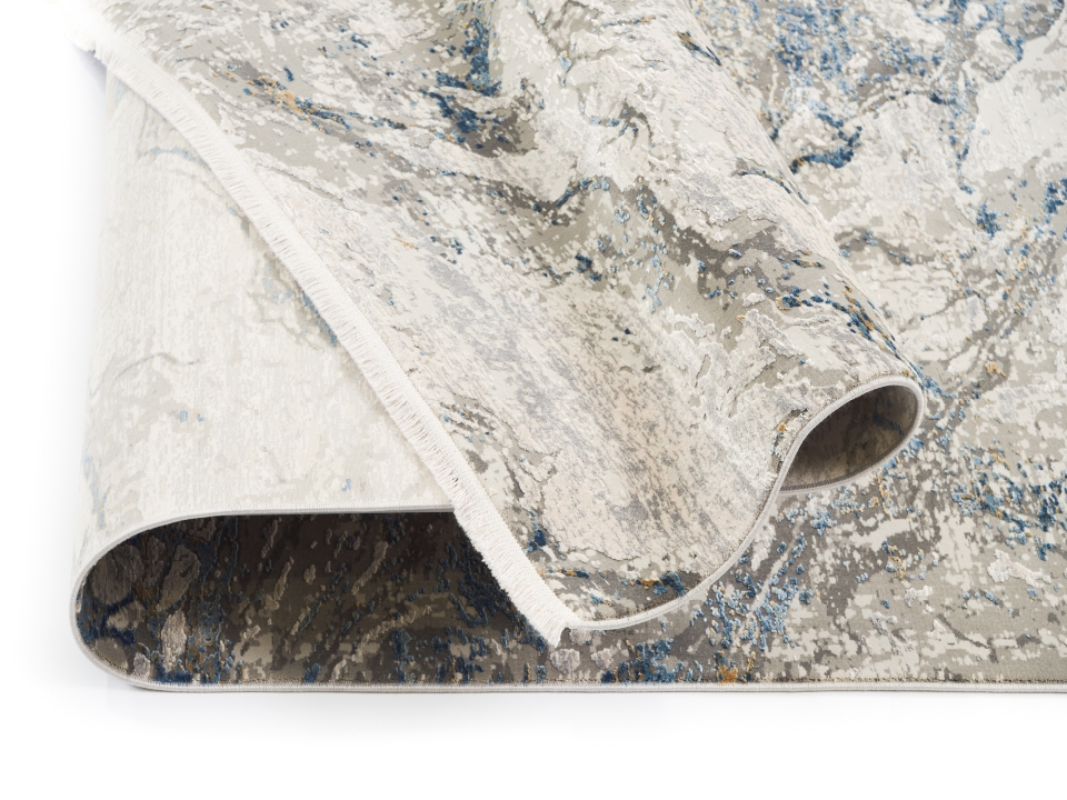 OCI Webteppich You ca. 160 x 230 cm in grau blau