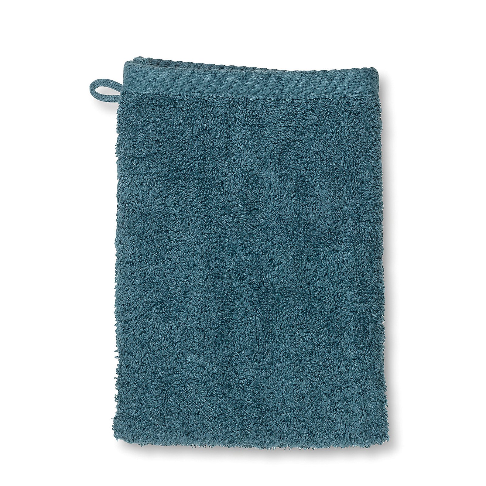 Kela Waschhandschuh LADESSA in Farbe Petrol, Waschlappen, Waschhandtuch, Frottee, Badezubehör, Teal