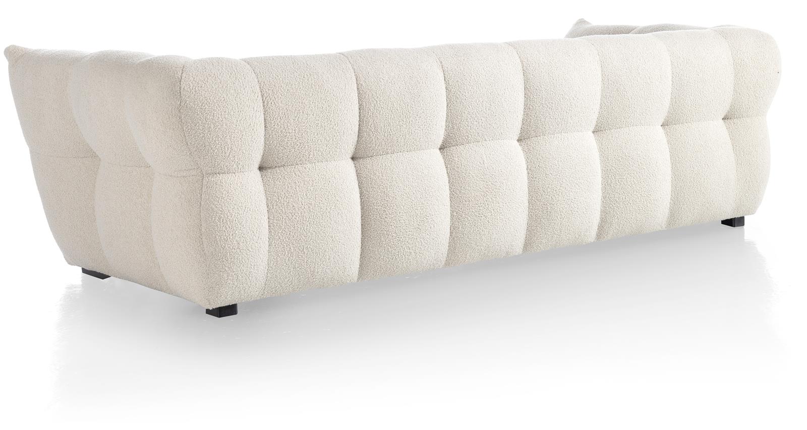 XOOON Sofa 3-sitzig BELLAGIO in Stoff Avicci creme