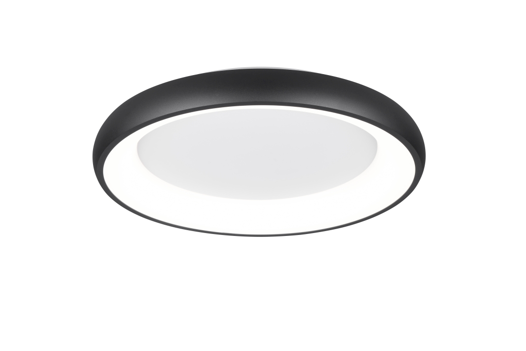 Trio LED-Deckenleuchte CARDONA 1-flammig in Farbe schwarz matt