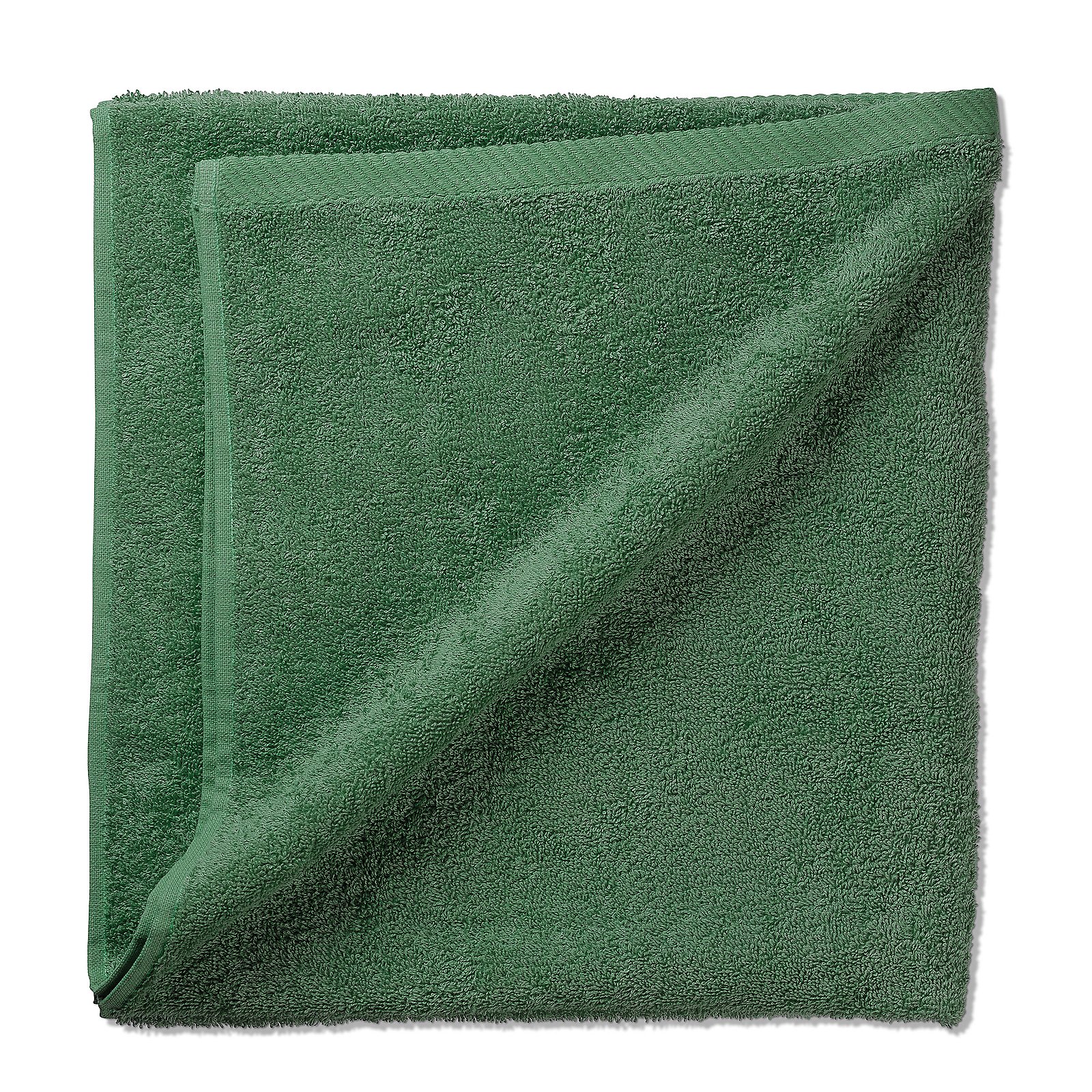 Kela Duschtuch LADESSA in Farbe Blattgrün, Handtuch, Badetuch, Grün, Baumwolle, Weiche Oberfläche, handtuch, badtuch, grün, tuch aus terry, badzubehör