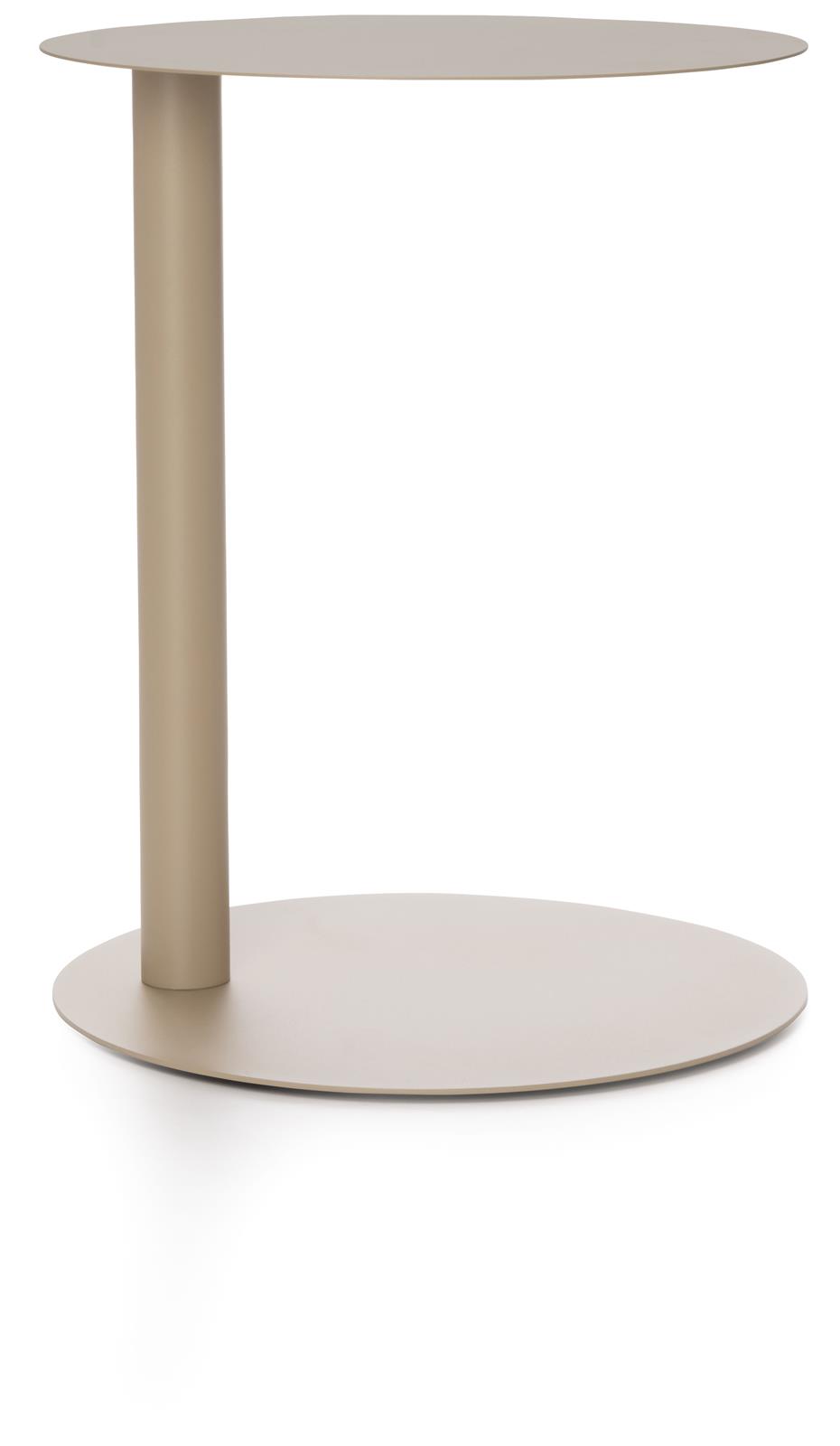 Coco Maison Beistelltisch OWEN ca. B40 H50 T40 cm in Metall taupe