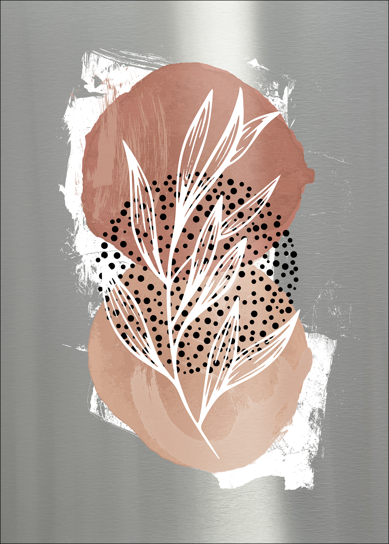 ProArt Alu-Art 70x100cm Line Art Leaves IV