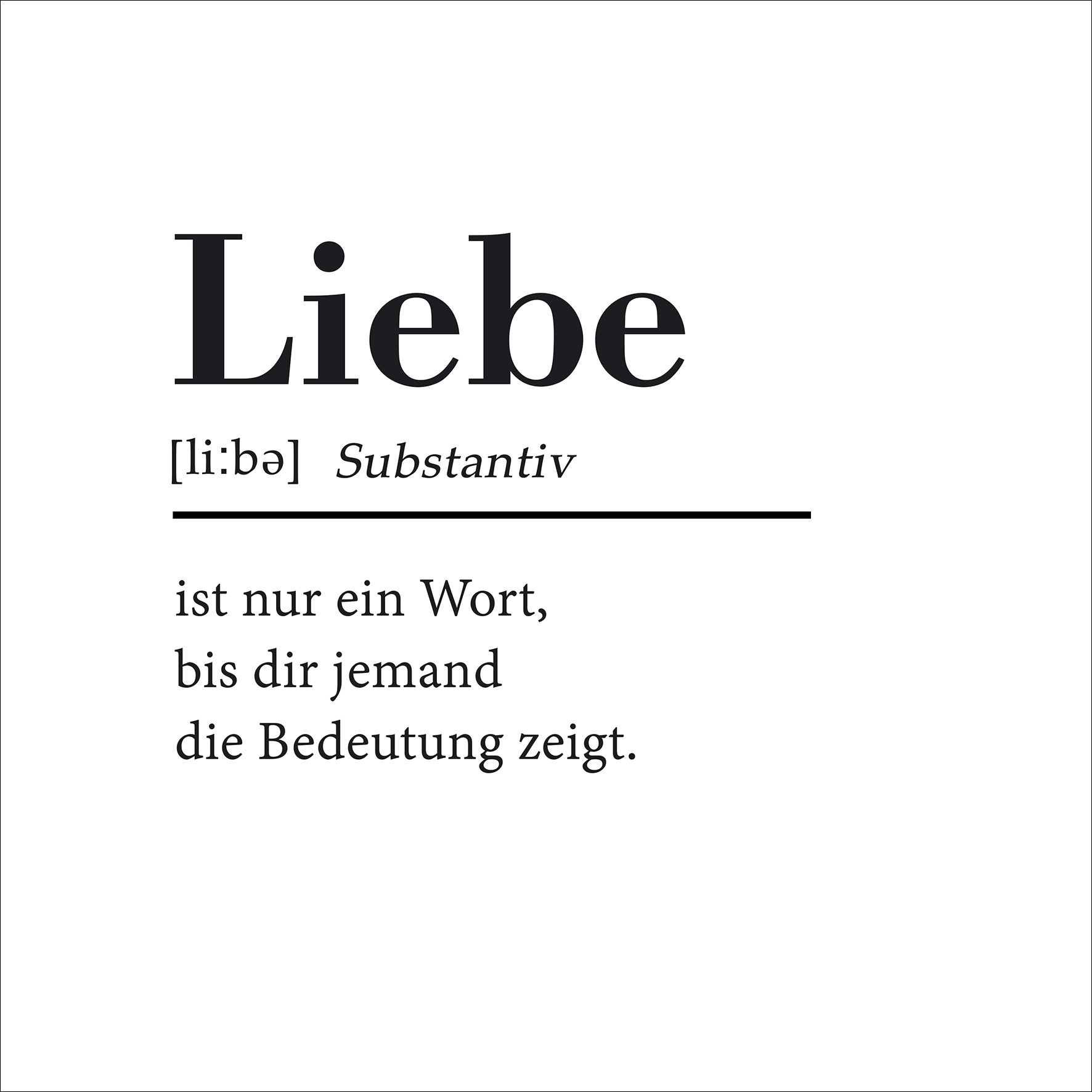 PRO ART Glas-Art 20x20cm Liebe