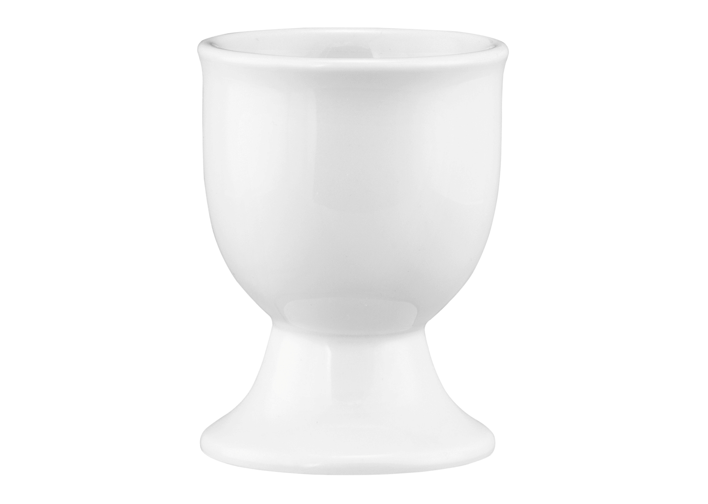 Seltmann Weiden Eierbecher auf Fuß Liberty 3 weiß , Tasse, Becher, Keramik, Weiß, Becher mit Fuß