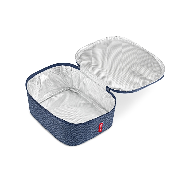 Reisenthel COOLERBAG M POCKET in Farbe herringbone dark blue