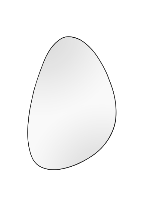 Mirrors & More Spiegel IDA ca. 60x40cm in Farbe Schwarz