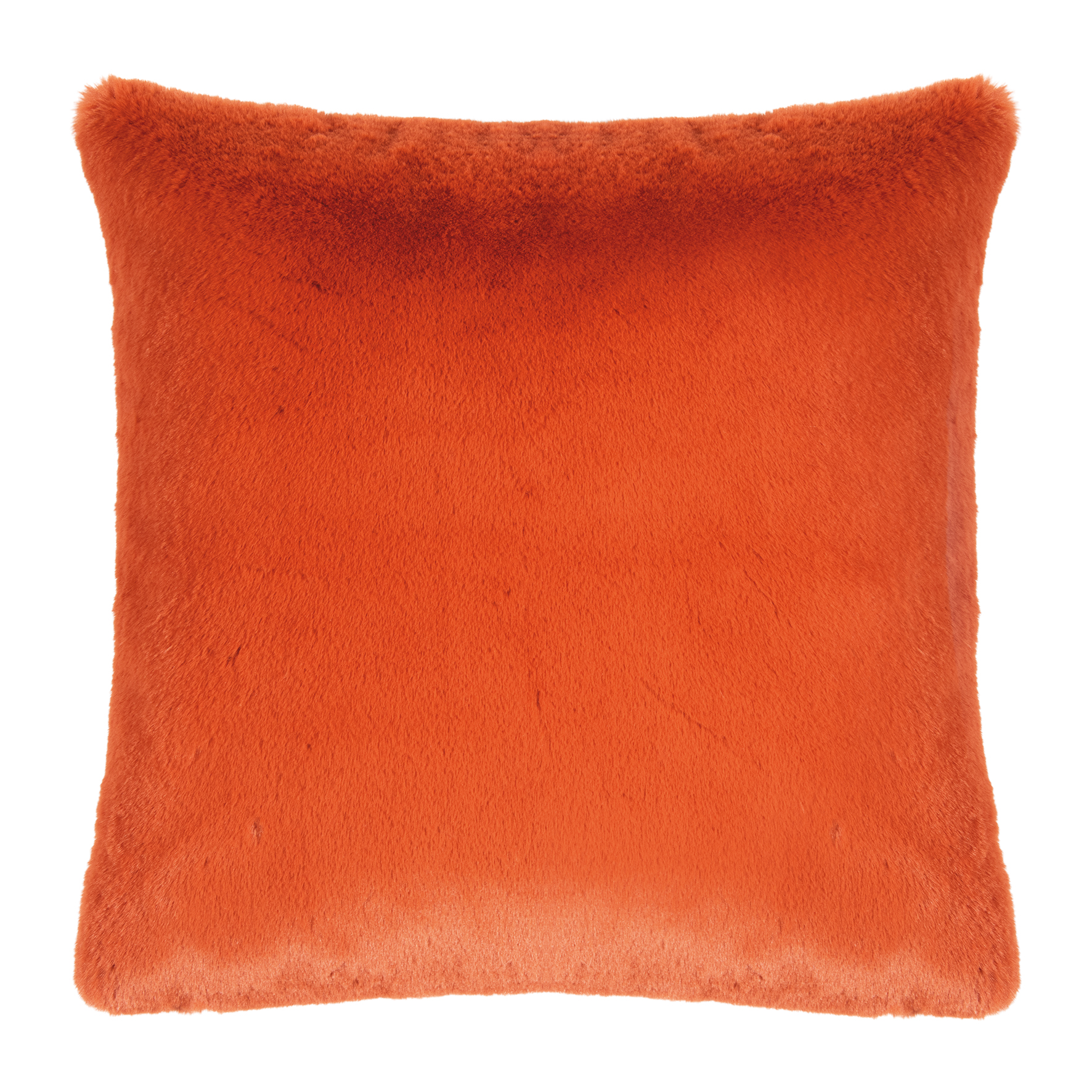 Pad Kissenhülle GAZELLE ca. 50x50cm in Farbe rust, Kissen, Kissenbezug, Samt, Orange, Plüsch