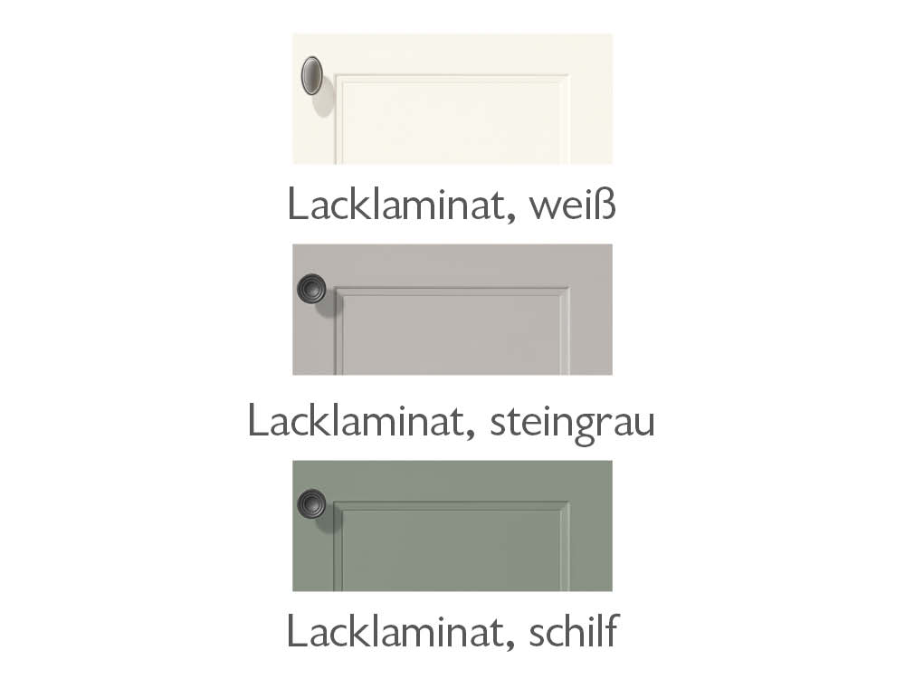 Fronten Lacklaminat grün schilf steingrau Fronten Lacklaminat grün schilf steingrau