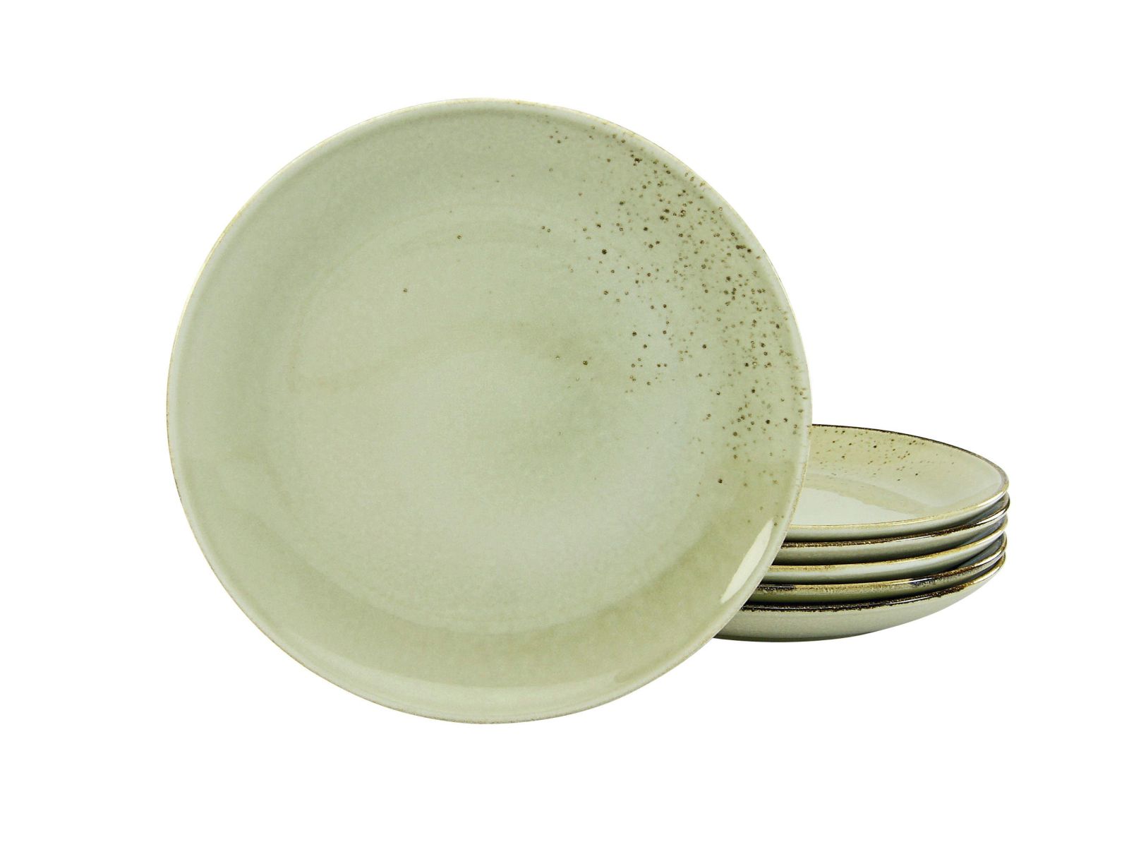 CreaTable Speiseteller Nature Collection in Farbe Earth glänzend