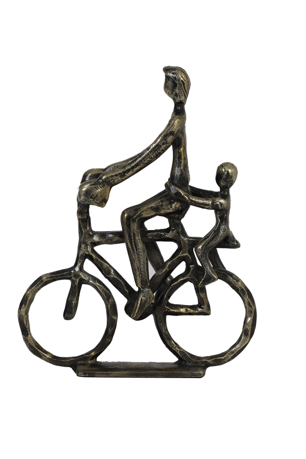 Light & Living Ornament CYCLIST 24x6x30cm in antik bronze Light & Living Ornament CYCLIST 24x6x30cm