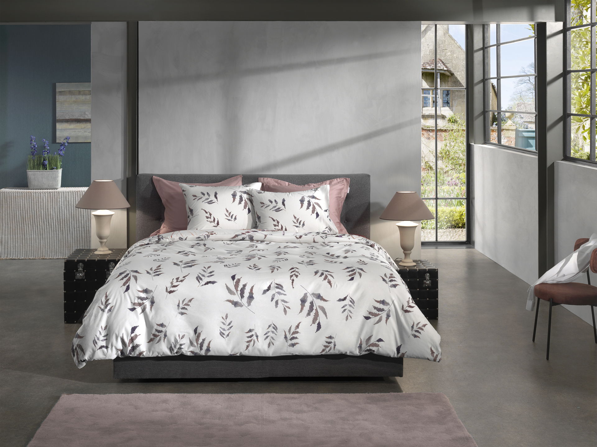 Heckettlane Bettwäsche ca. 155x220cm in Farbe White