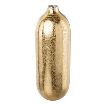 Gasper Aluminium Flaschen-Vase BASE in Farbe Gold