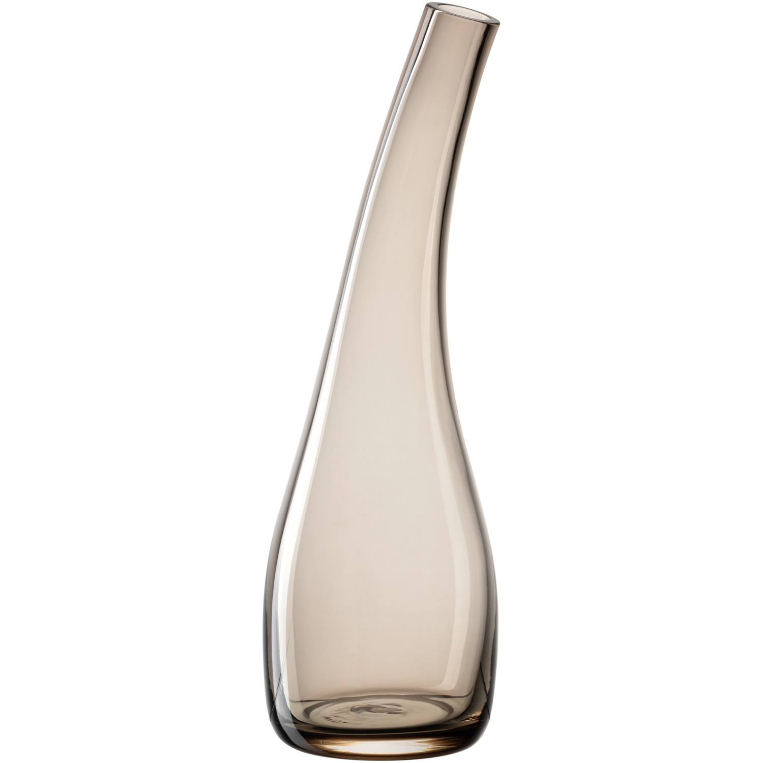 Leonardo Vase Luminosa 30cm in Farbe taupe
