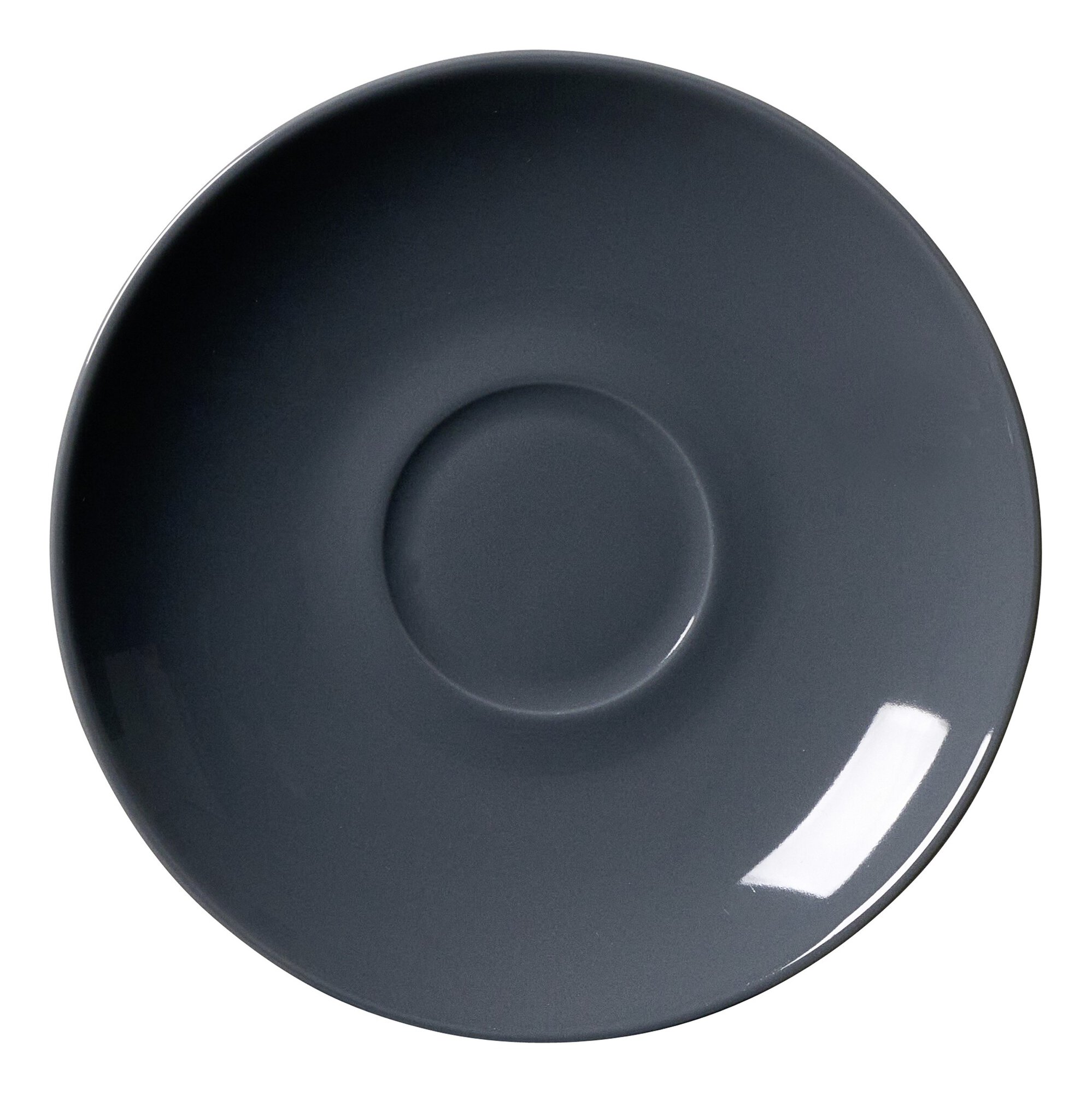 Ritzenhoff & Breker Untertasse 16cm DOPPIO aus Porzellan anthrazit