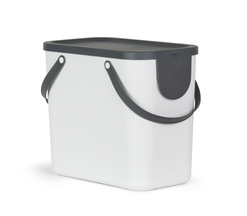 Rotho Recycling Müllsystem ALBULA in Farbe Mistletoe White Rotho Recycling Müllsystem ALBULA in Farbe Mistletoe White
