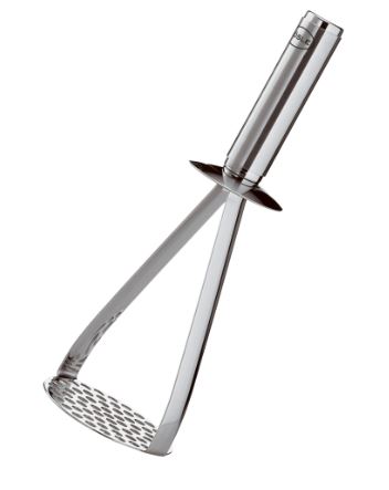 Rösle Kartoffelstampfer 26cm, Küchenwerkzeug, Edelstahl, Kräutelschneidemesser, Schneidewerkzeug, Kochutensil