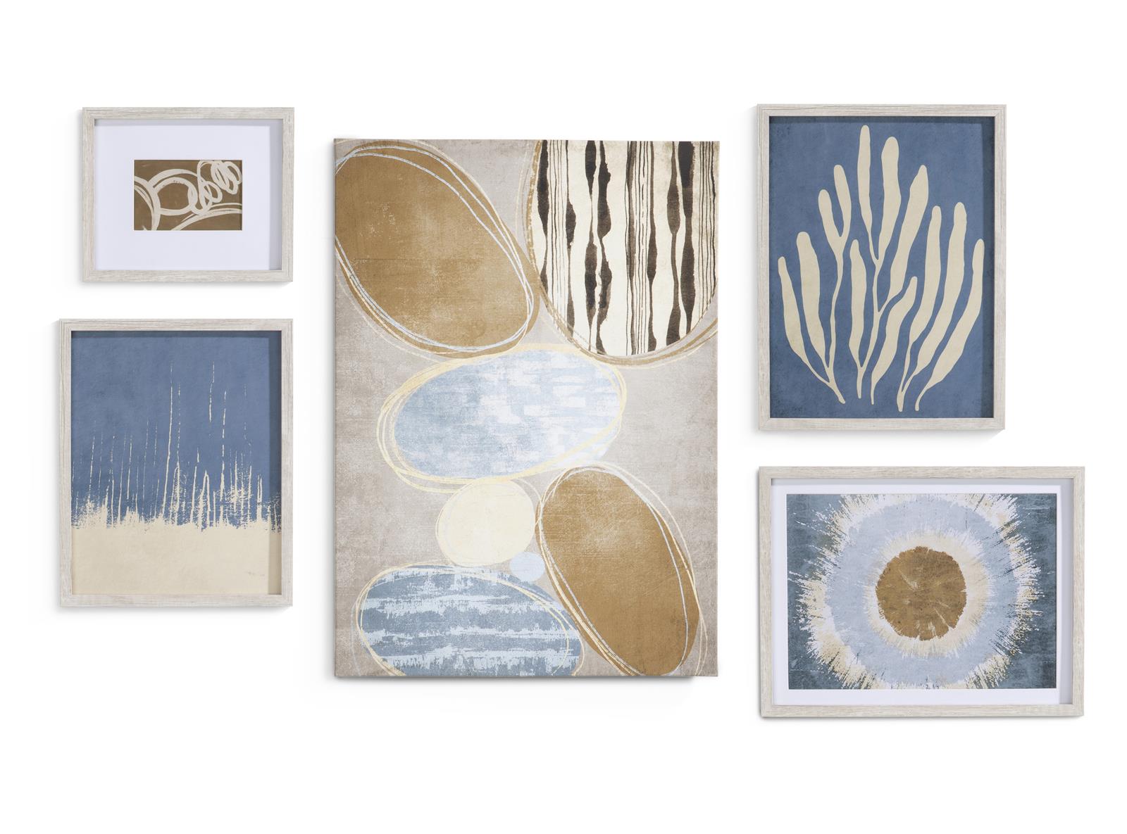 Coco Maison Bilder-Set Sea stories 5-teilig 48119-MCL