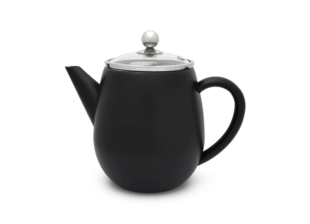 Bredemeijer Teekanne Duet Eva 1,1 Liter in Farbe schwarz Bredemeijer Teekanne Duet Eva 1,1 Liter in Farbe schwarz