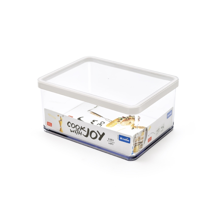 Rotho Premium Dose LOFT in Farbe Transparent Rotho Premium Dose LOFT in Farbe Transparent