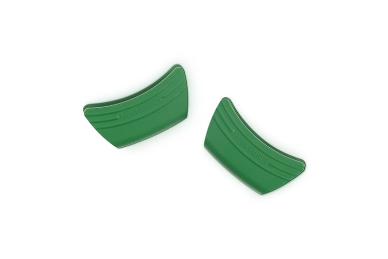 Le Creuset Silikon-Griffschutz 2er-Set in Farbe Bamboo Green Le Creuset Silikon-Griffschutz Bamboo Green 2er-Set