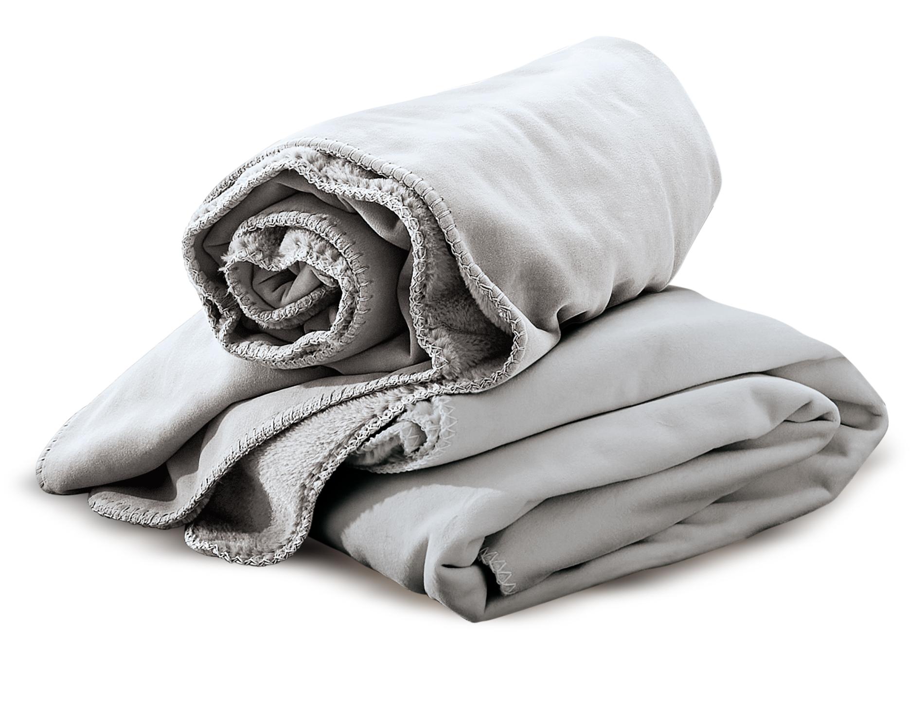 Irisette Wende-Kuscheldecke COVER ca. 150x200cm in Farbe silber