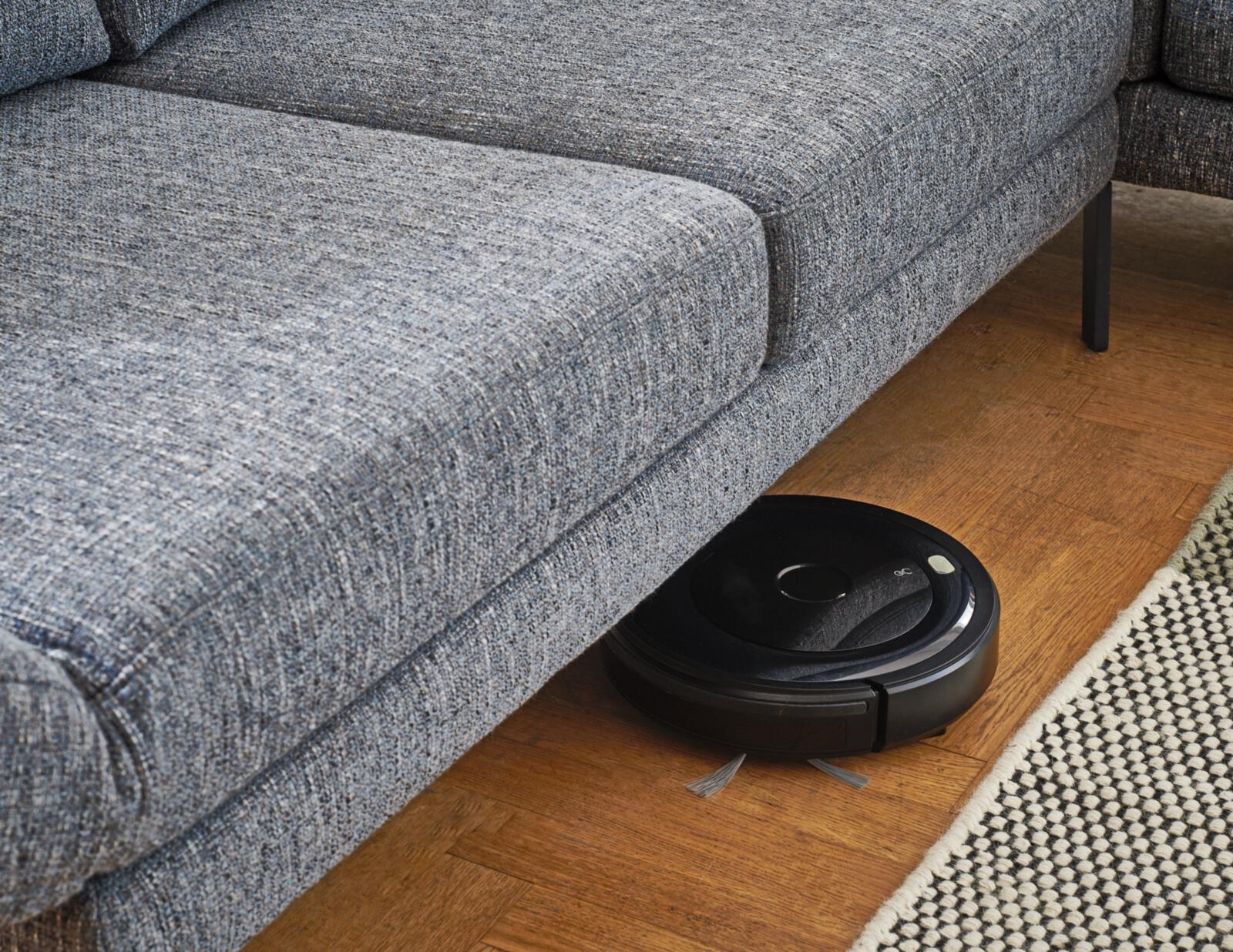 Candy Polsterecke TWISTER ca. 253x207cm in Stoff Prime blue grey, Couch, Mobiliar, Drinnen, Innenarchitektur