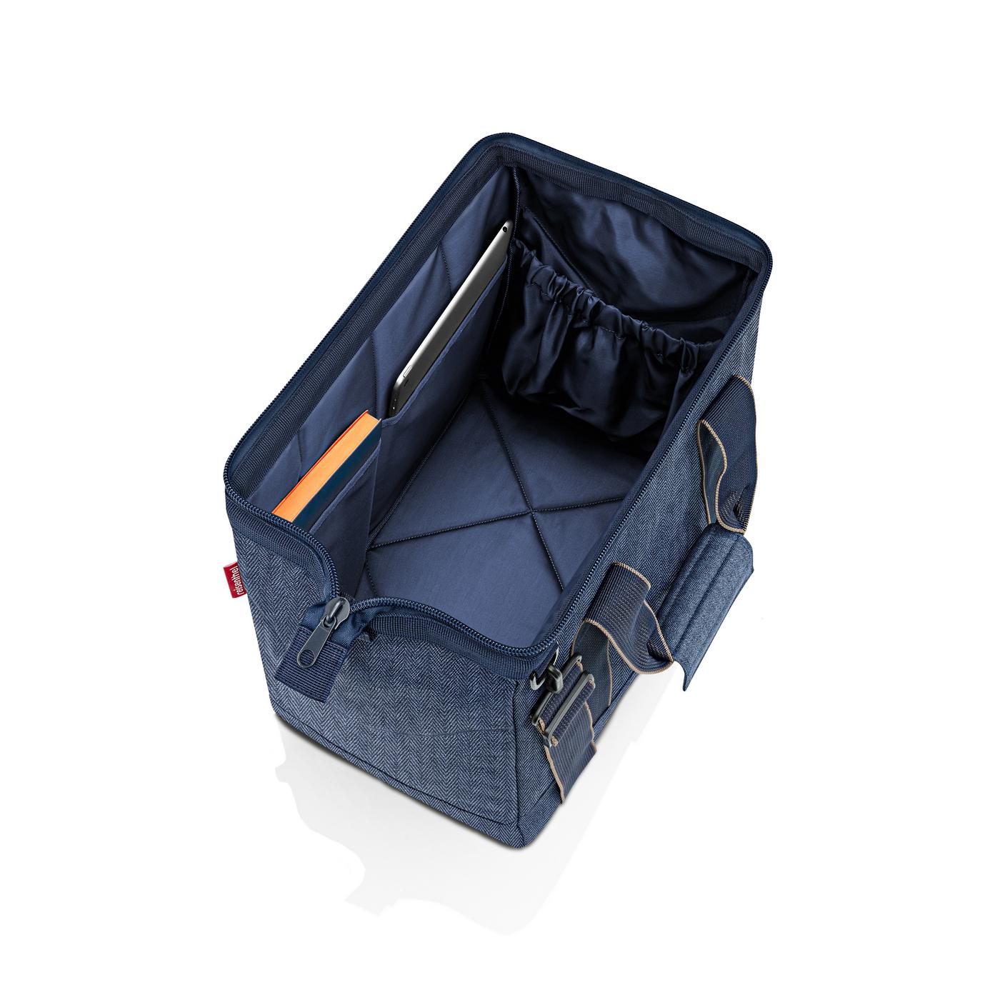 Reisenthel ALLROUNDER M in Farbe herringbone dark blue