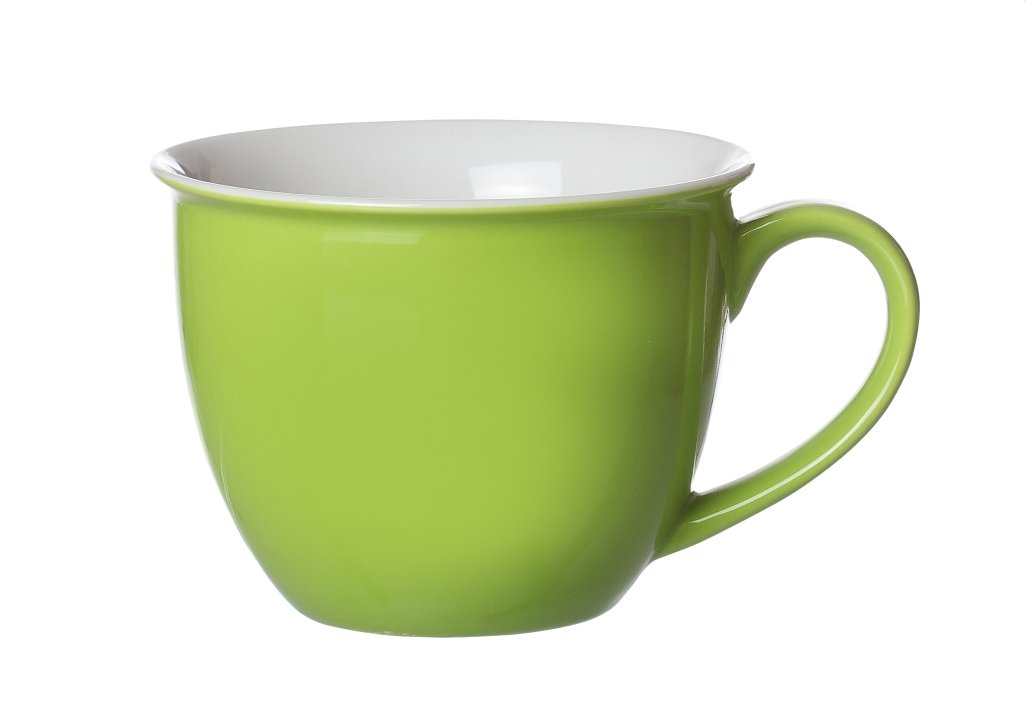 Ritzenhoff & Breker Jumboobere 420ml DOPPIO in Porzellan grün Ritzenhoff & Breker Jumboobere Doppio 360ml in Farbe grün