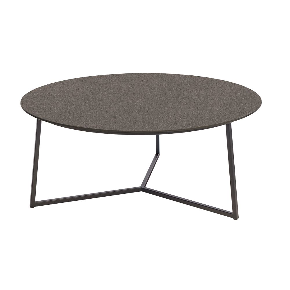 SCHÖNER WOHNEN-Kollektion Couchtisch CONNECT Ø ca. 83 cm, Höhe ca. 35 cm in Keramik pazifikgrau