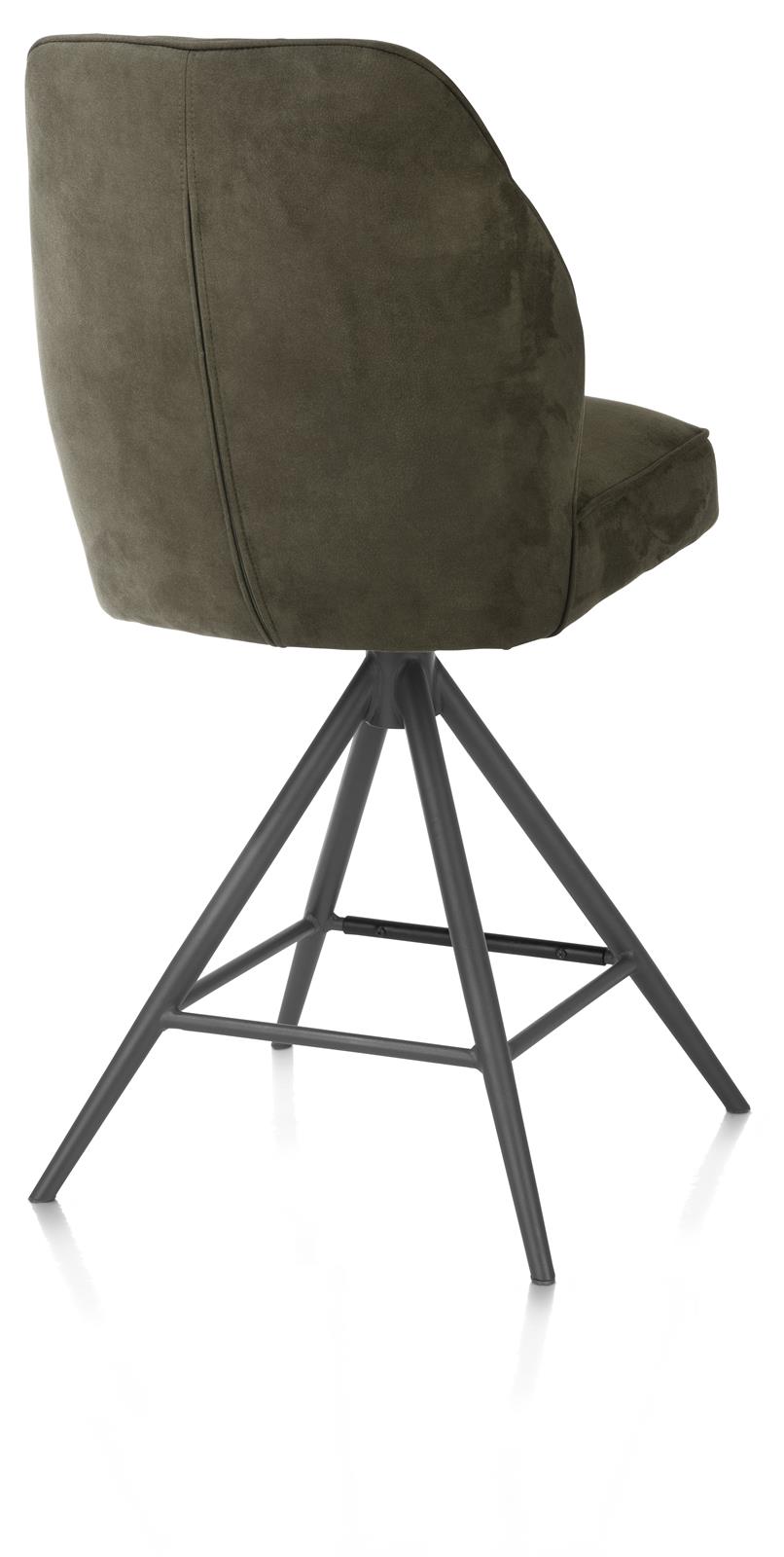 Henders & Hazel Barhocker BELL ca. B49 H102 T62 cm in Stoff Calabria moosgrün