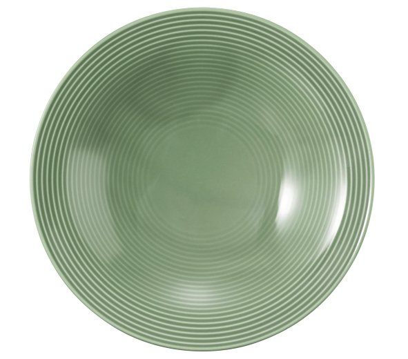 Seltmann Weiden Suppenteller rund 22,5 cm Beat 3 Salbeigrün 
