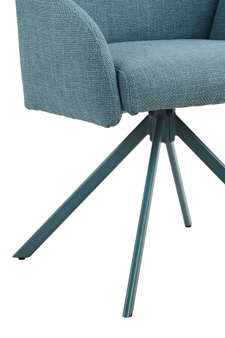 Hela Stuhl Holly S, Stuhl, Stuhlbeine, Bezug, Stoff, Sesselbeine, Sessel, Polstersessel, Stoffbezug, Vielfachbein, Teal, stuhl, stoff, stuhlbeine, metallrahmen, beine