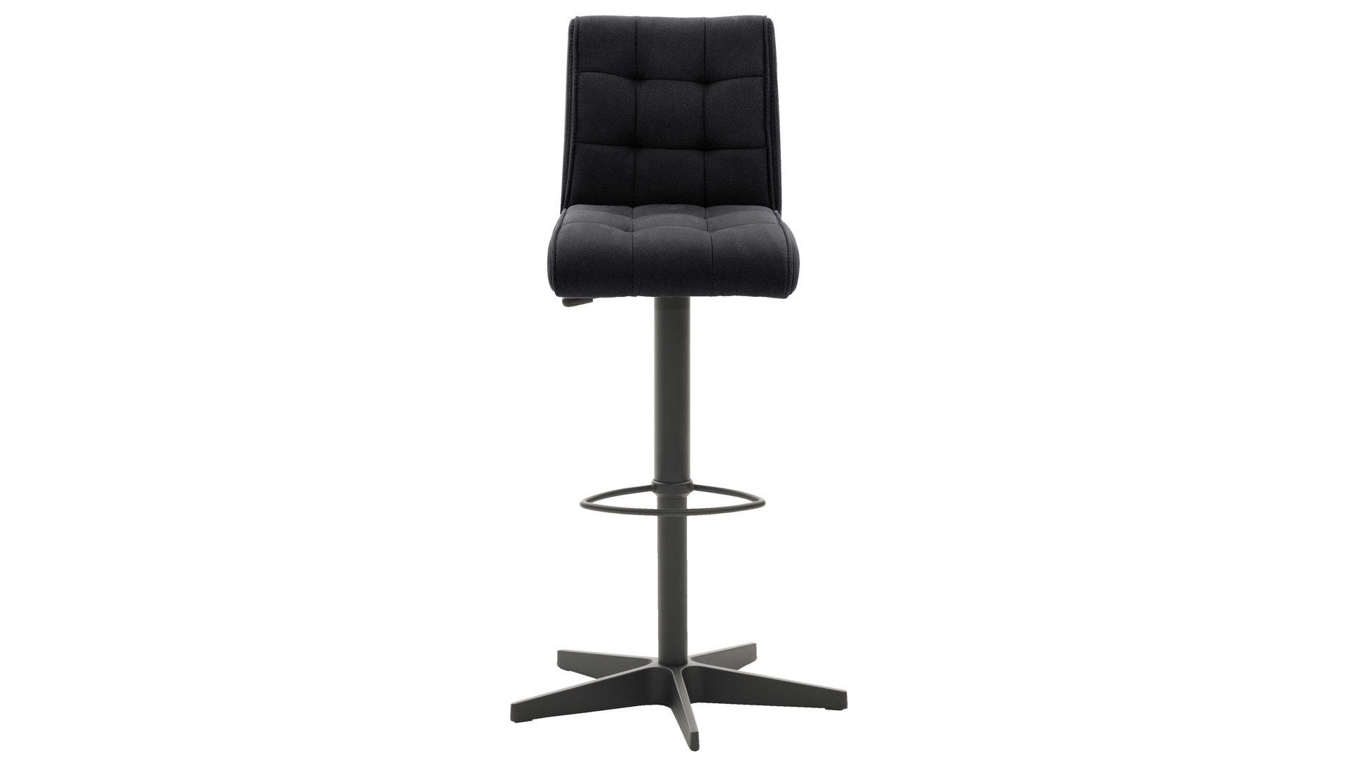 Interliving Barstuhl 5104 ca. 54x112x54cm in carbonschwarz