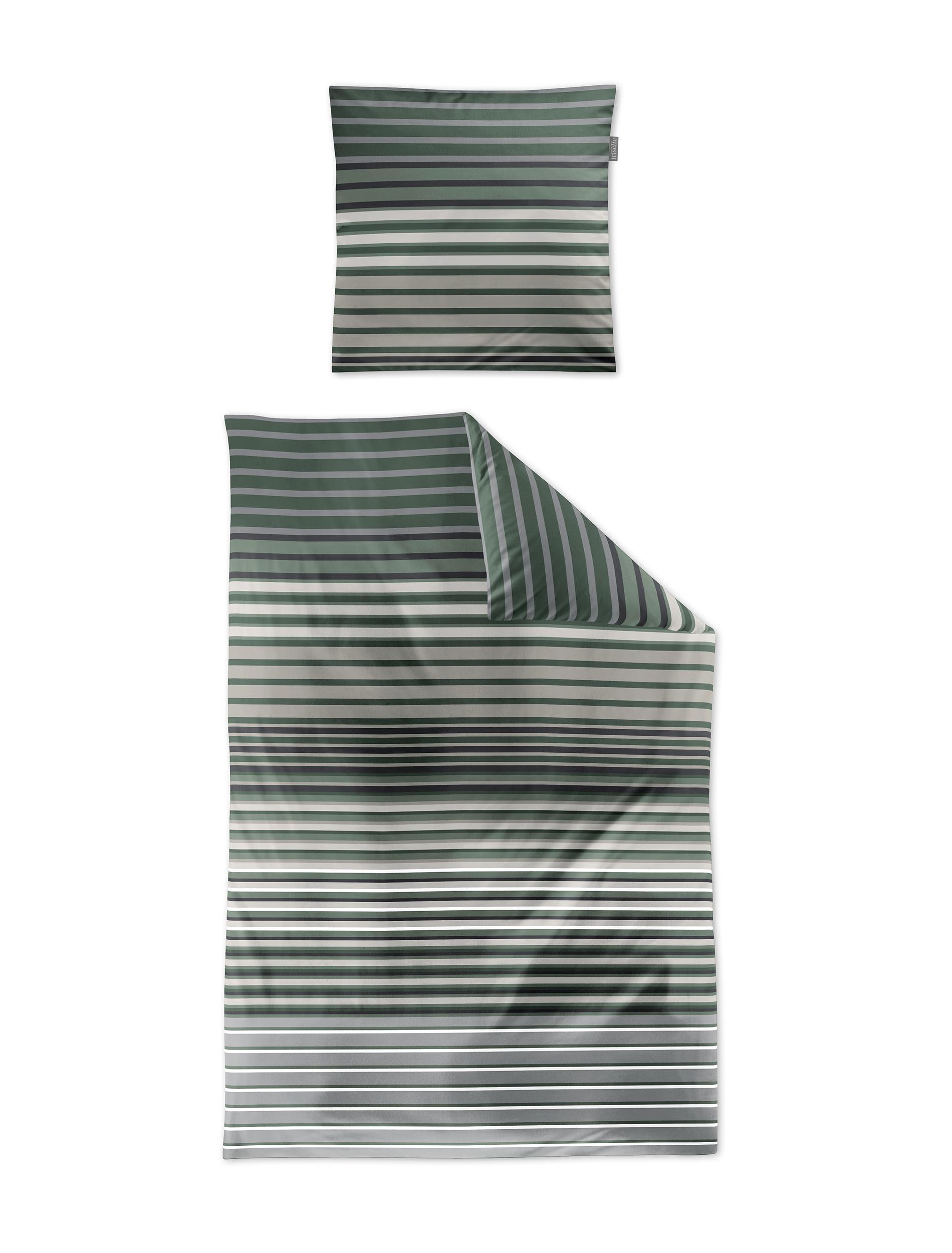 Irisette Tencel-Satin Bettwäsche LOTUS ca. 135x200cm in Farbe salbei Irisette Tencel-Satin Bettwäsche LOTUS ca. 135x200cm in Farbe salbei