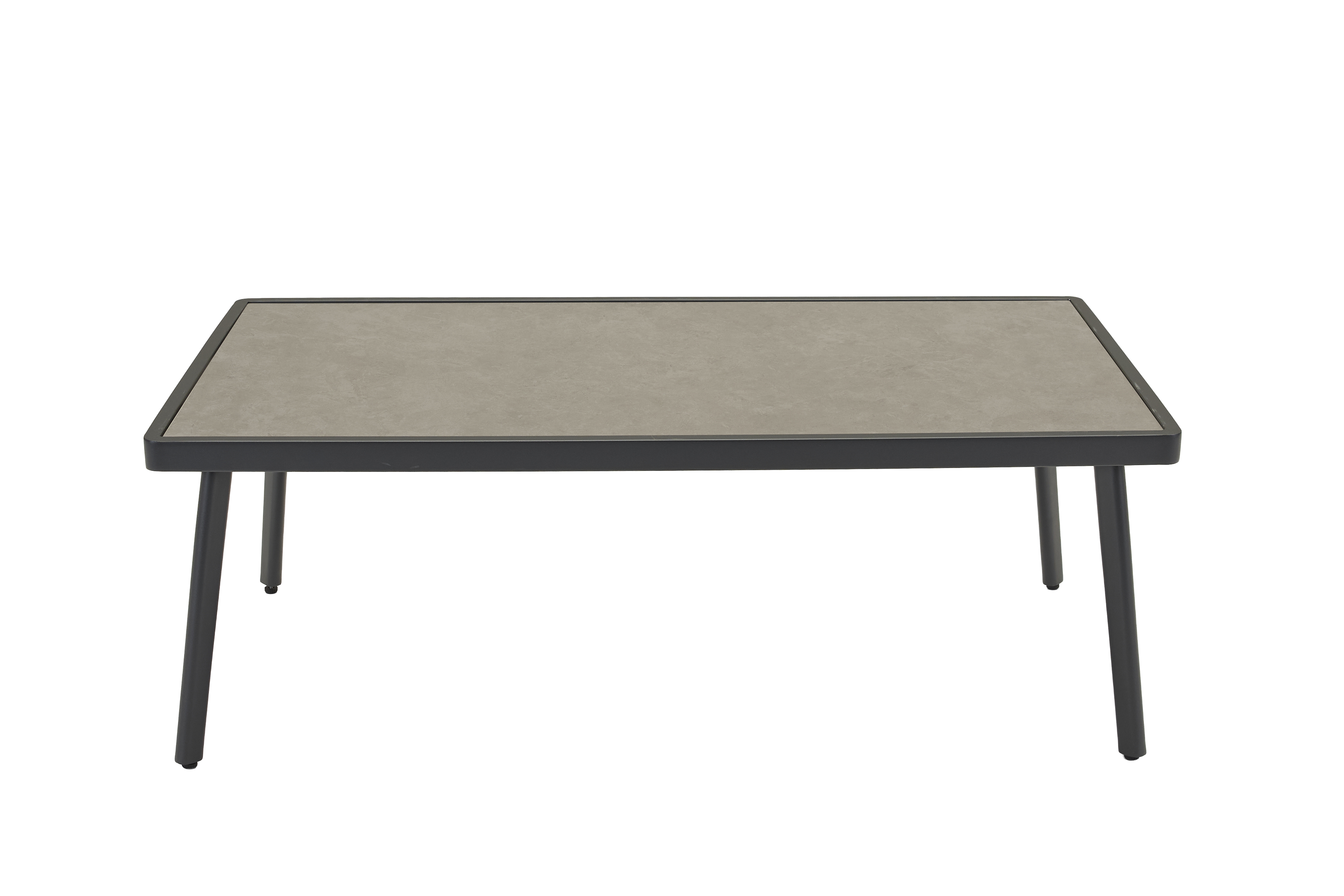 L.C. Wholesaler Couchtisch AVENTO ca. 120x65cm in Farbe Anthrazit/sintered Stone, Kaffeetisch, Mobiliar, Tabelle, Schreibtisch