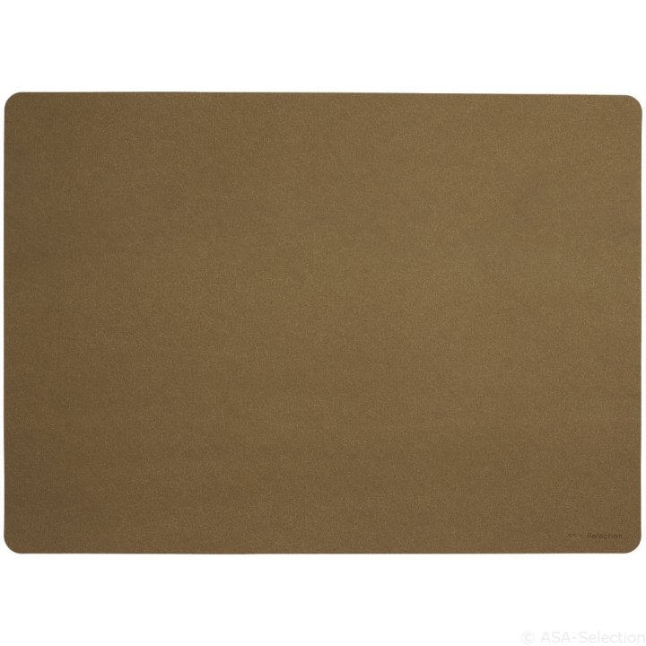 ASA Selection ASA-Selection Tischset Soft Leather in Farbe braun