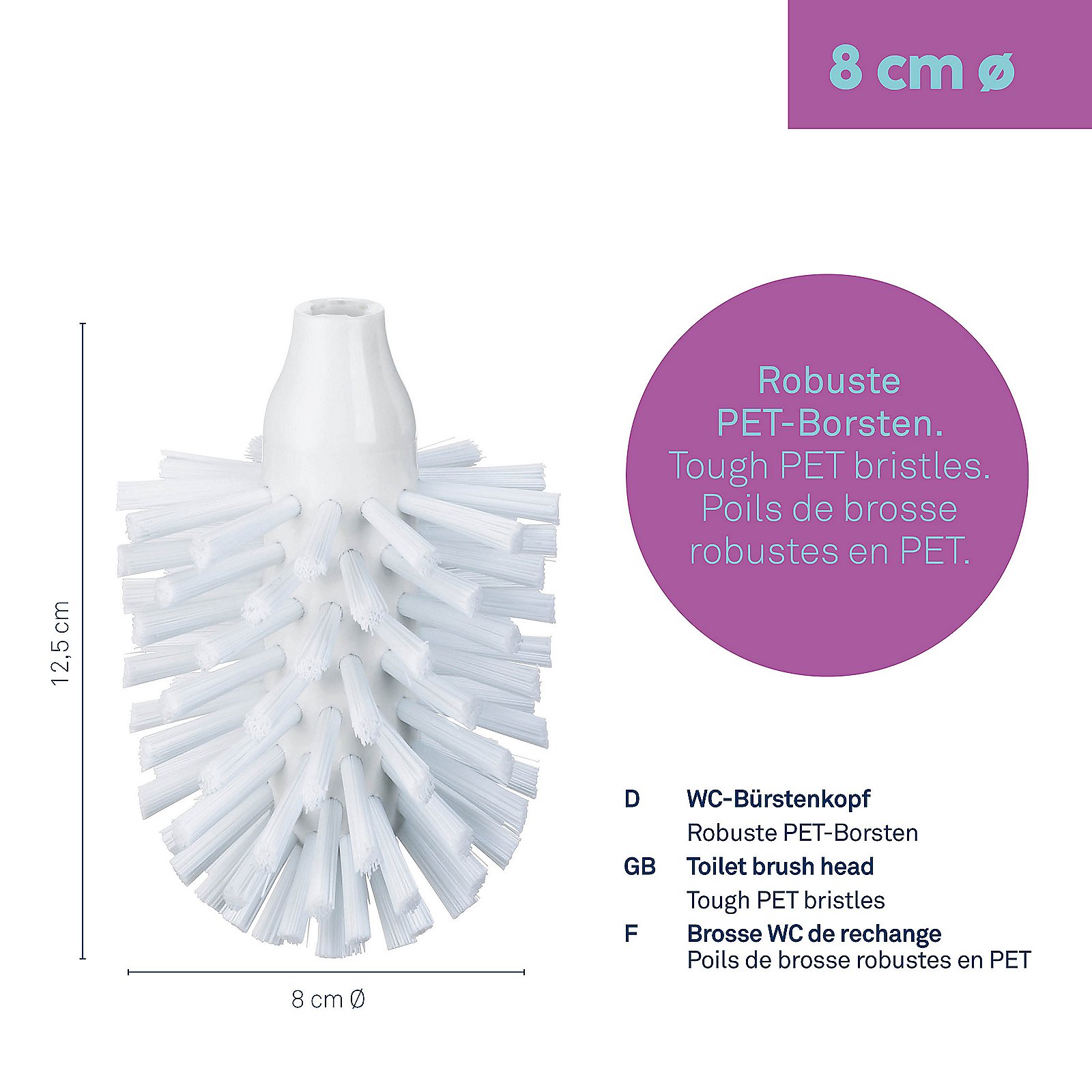 Kela WC-Ersatzbürstenkopf La Brosse LA BROSSE in , Pinsel, Gerät, Werkzeug