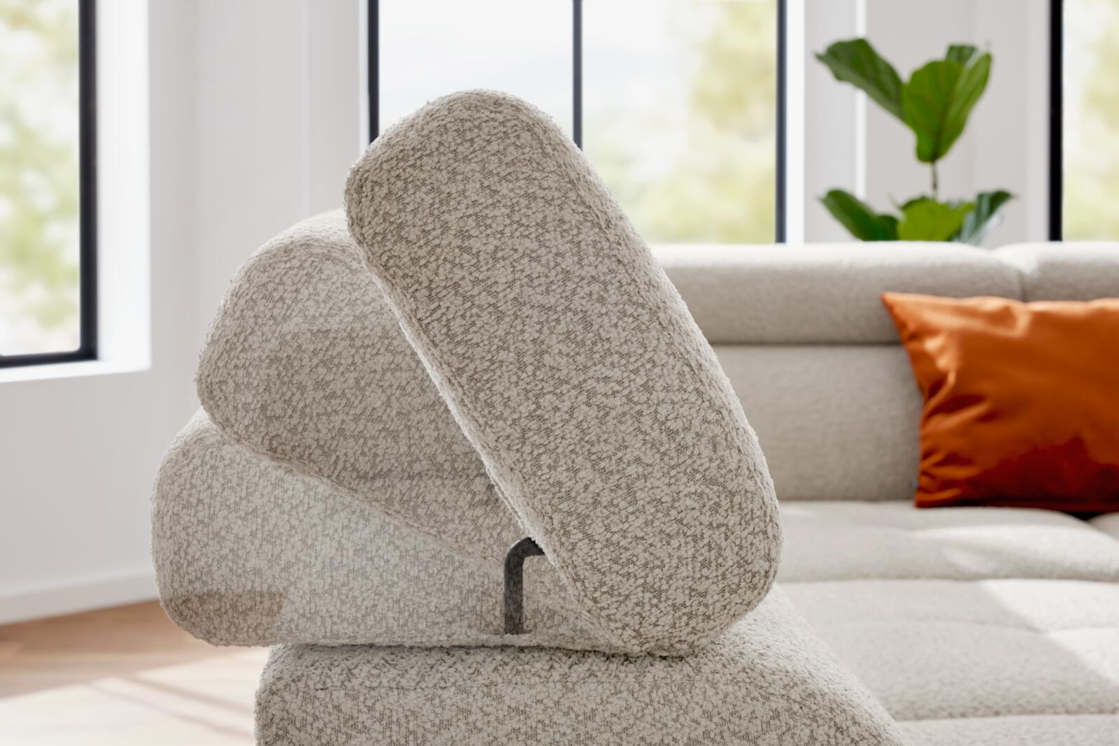 Interliving Polstergruppe IL 4420 ca. 285x207cm in Stoff Grey beige Interliving Polstergruppe IL 4420 ca. 285x207cm in Stoff Grey beige, Kissen, Dekoration für Zuhause, Handtuch, Kopfkissen