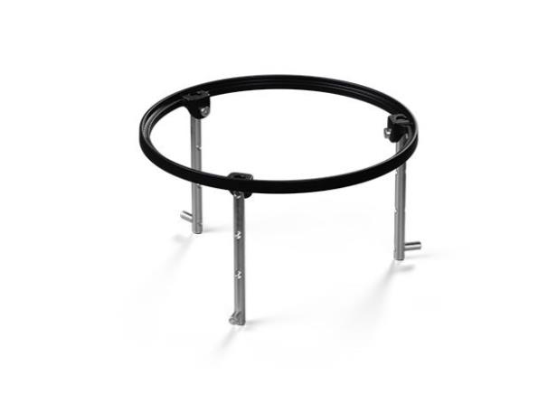 Sear Grate BOWL 57 in Gussrost, Ringhalter, Metallrahmen, Schwarzer Ring, Küchenzubehör, Stützständer