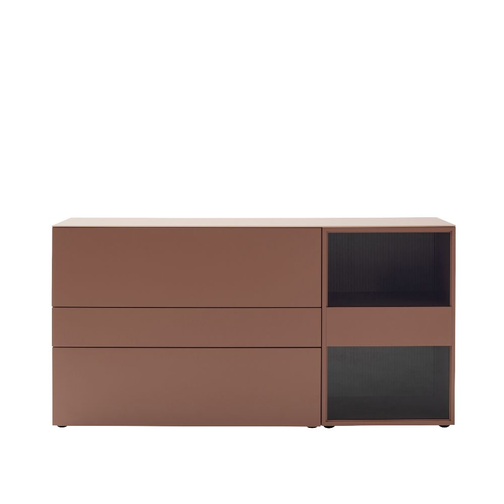 SCHÖNER WOHNEN-Kollektion Sideboard AMAYA in Farbe 489 Lack samtbeere