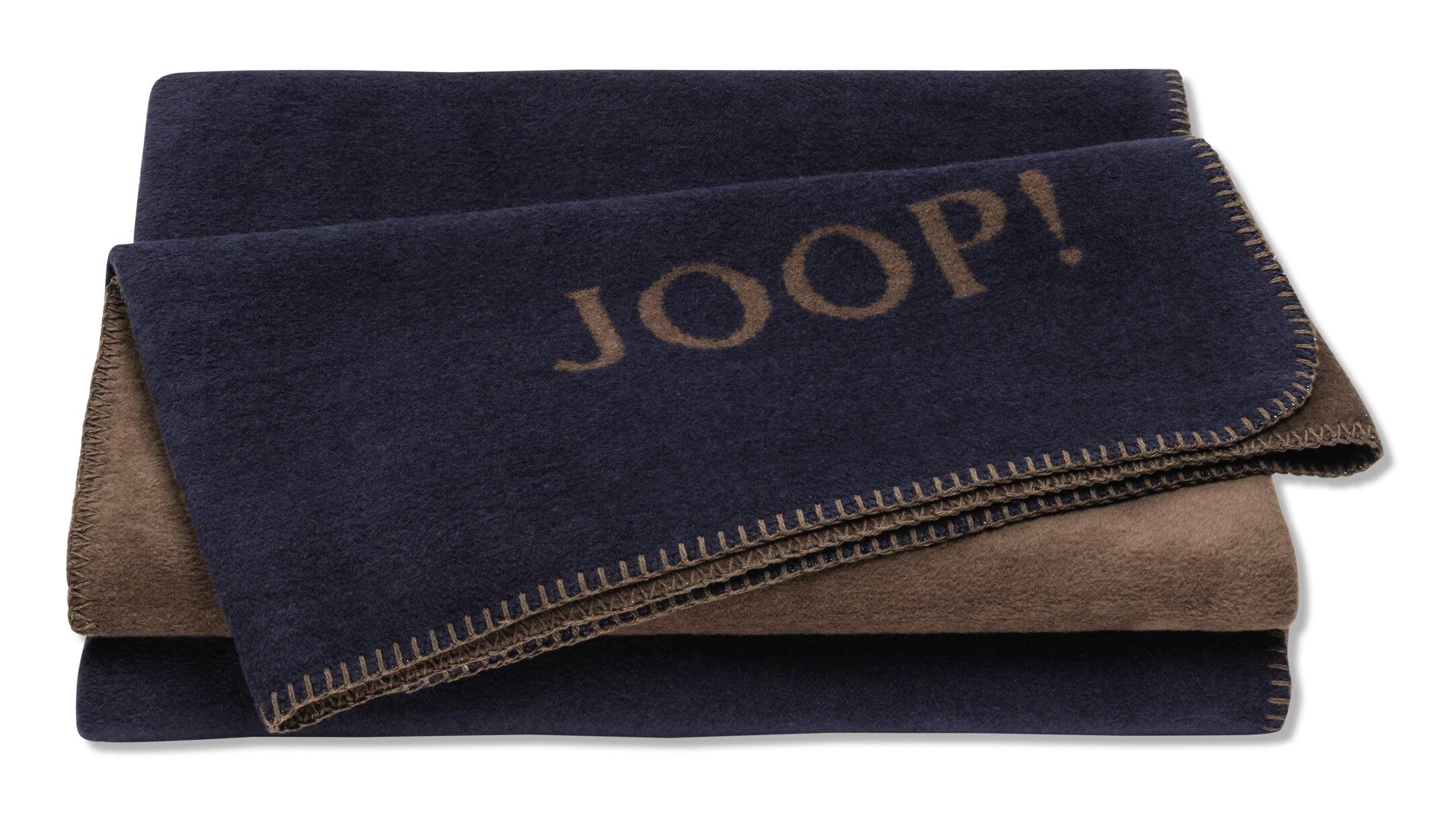Wohndecke JOOP! 150x200cm in Marine-Karamell