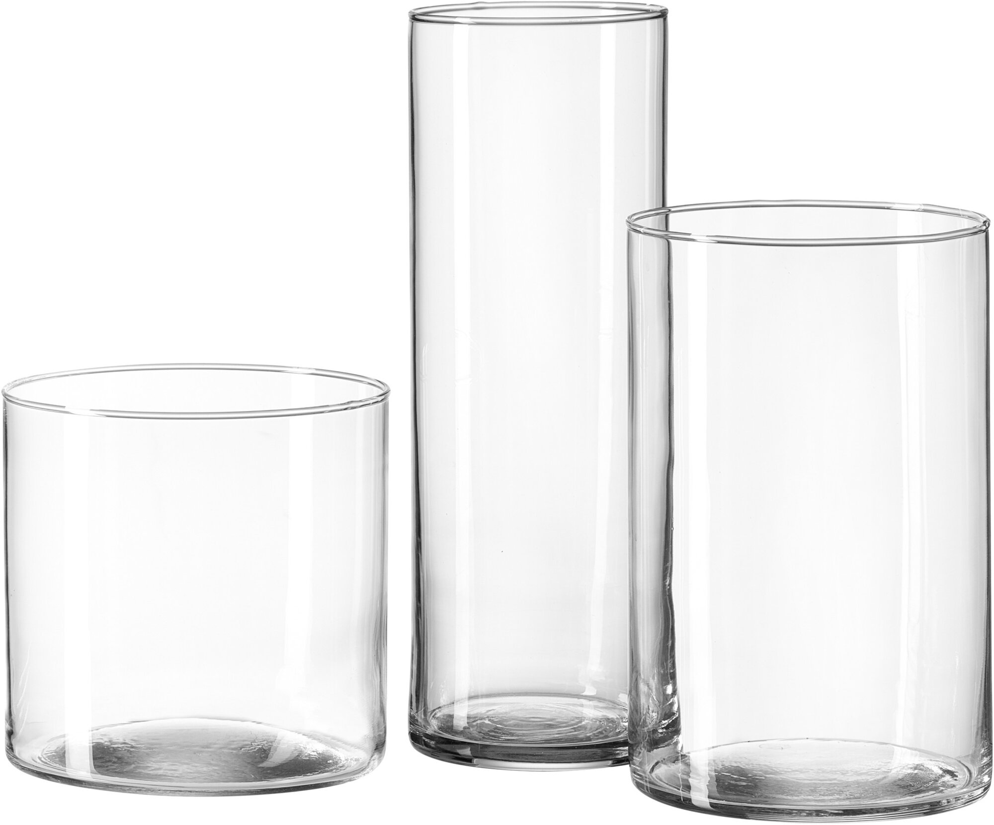 Ritzenhoff & Breker Vasen-Set LEONIE 3tlg. aus Glas klar Ritzenhoff & Breker Vasen-Set LEONIE 3tlg. aus Glas klar