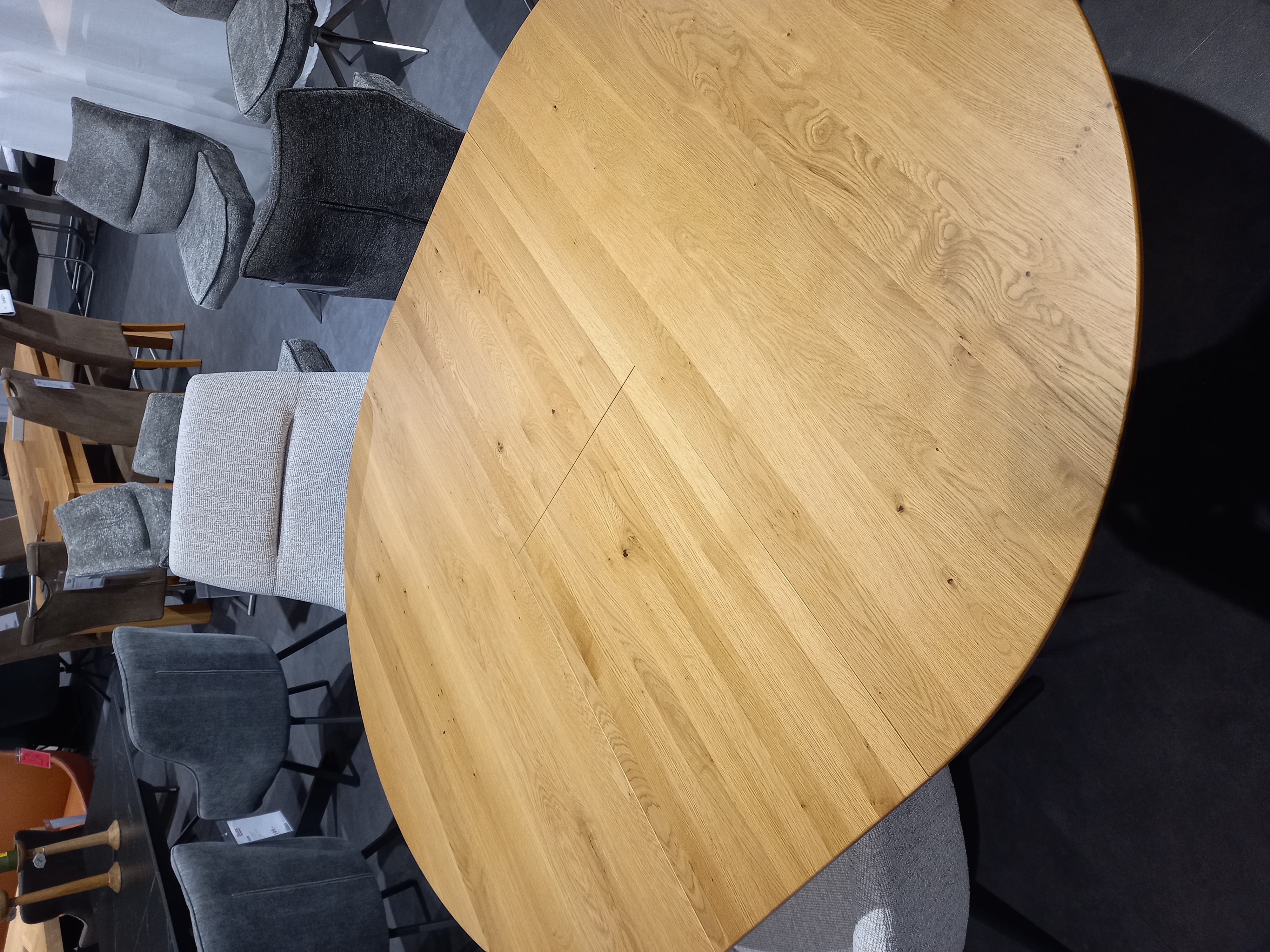 Niehoff Esstisch RONDA in Wildeiche massiv, Moebel, Tabelle, Tischplatte, Holz, Innenarchitektur